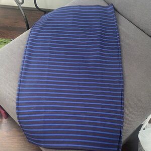 LAST CHANCE! Loft Blue Striped Women's Skirt